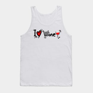 Wine Is My Valentine Tank Top